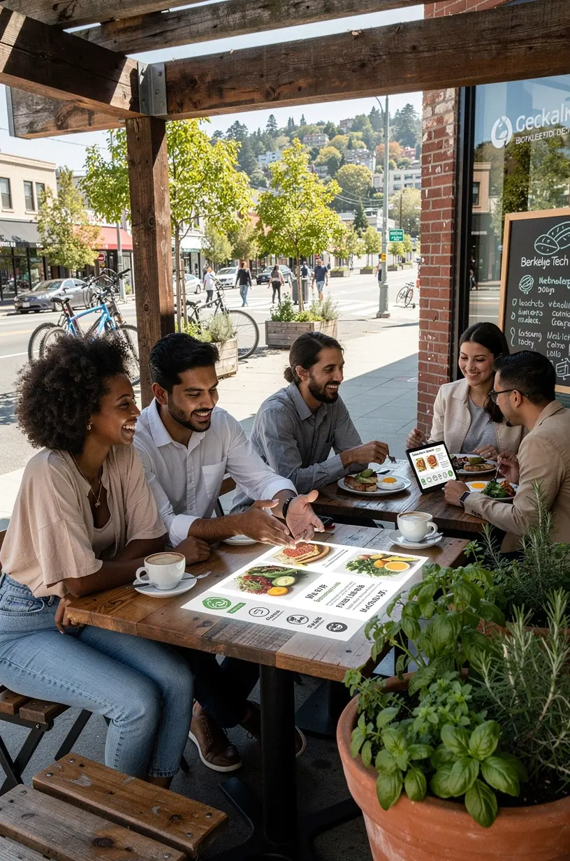 Community members participating in a digital workshop on smart urban solutions for safer neighborhoods.